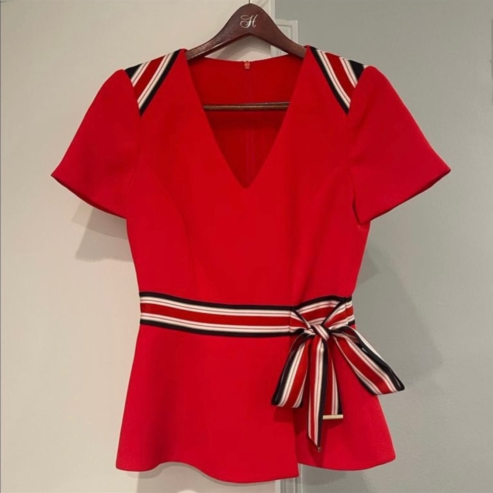 Karen Millen red top